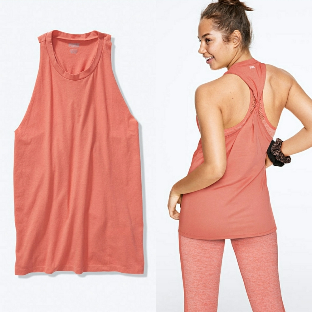 NWT VS PINK Sport Twist Back Tank